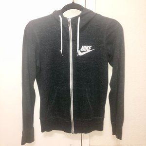 NIKE Black Hoodie Zip Up Jacket